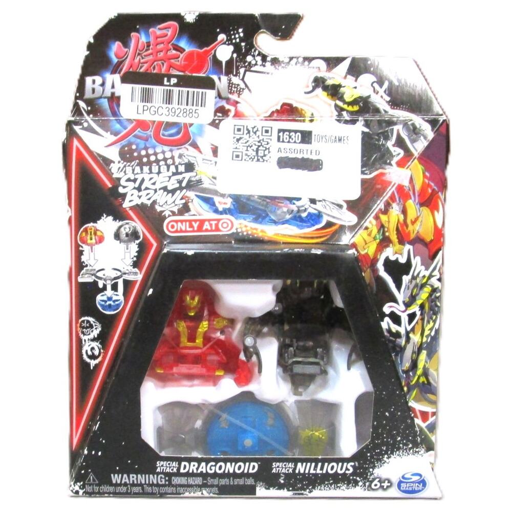 Bakugan Special Attack Dragonoid & Nillious  Street Brawl Series Spin Master